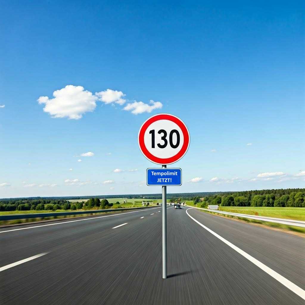 Tempolimit, Klimawandel, CO₂-Emissionen, Verkehrssicherheit, Umweltbundesamt, Autobahn, Verkehrssektor, Treibhausgase.
