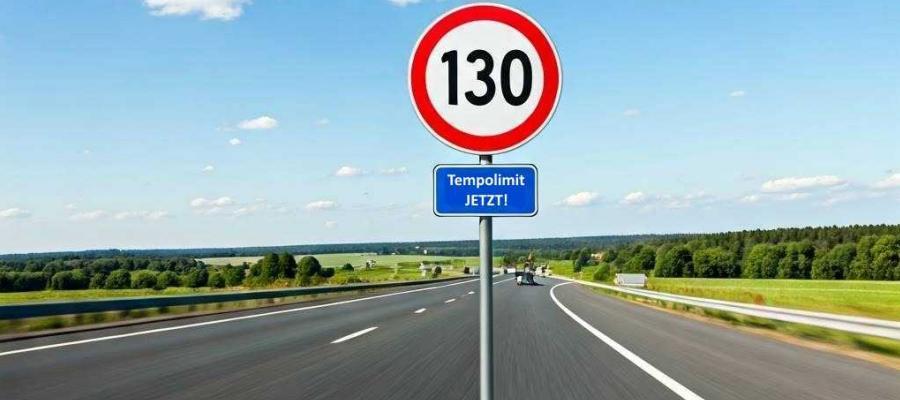 Zu sehen ist Bild 1 zum Beitrag mit dem Thema: Tempolimit für den Klimawandel